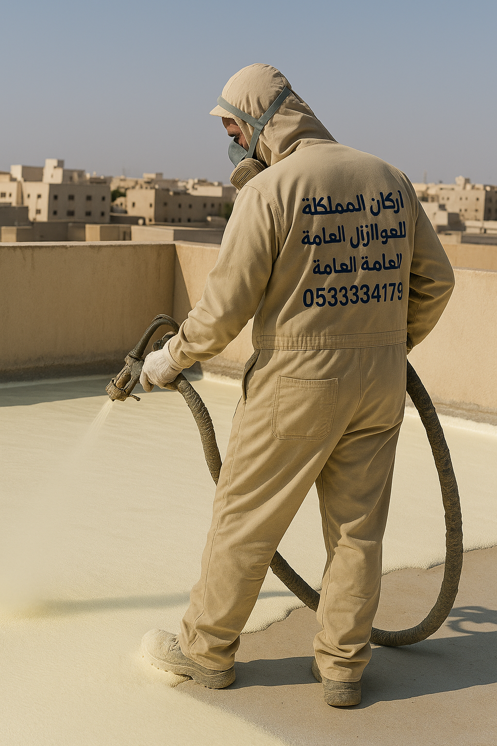عزل الأسطح في حي العليا – حماية متكاملة من التسربات والحرارة 0533334179